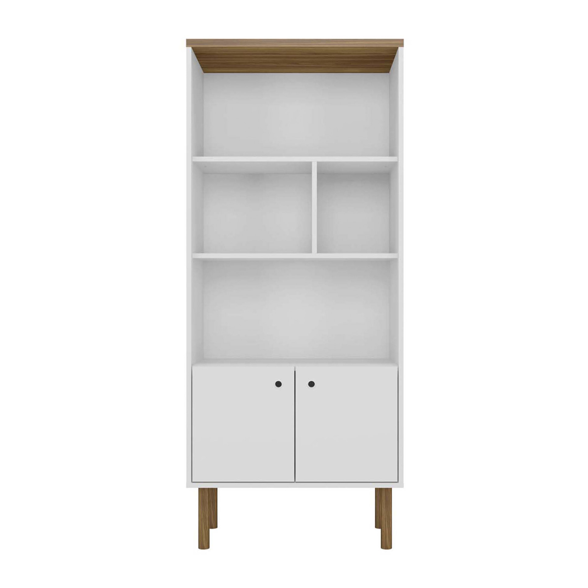 Librería – Roble y blanco