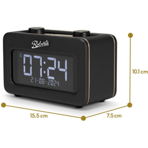 Radio réveil ROBERTS ECRAN LCD REVIVAL REST NOIR
