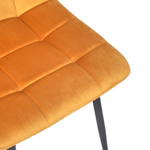 Chaise Mateo Jaune Moutarde - Lot De 4