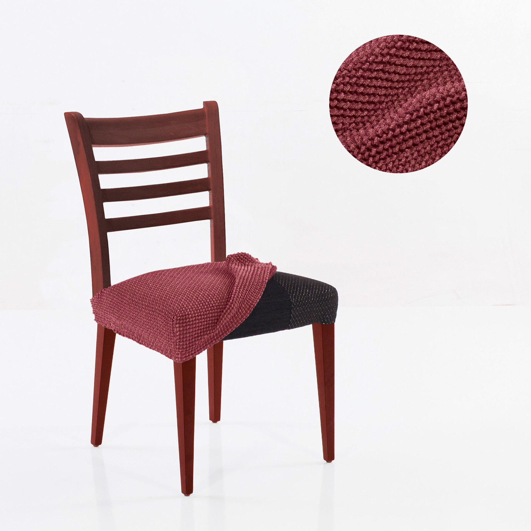 Funda Super Elástica para ASIENTO de SILLA pack2 unidades modelo HELENA