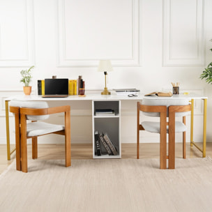 Bureau double avec rangement central - ORSA