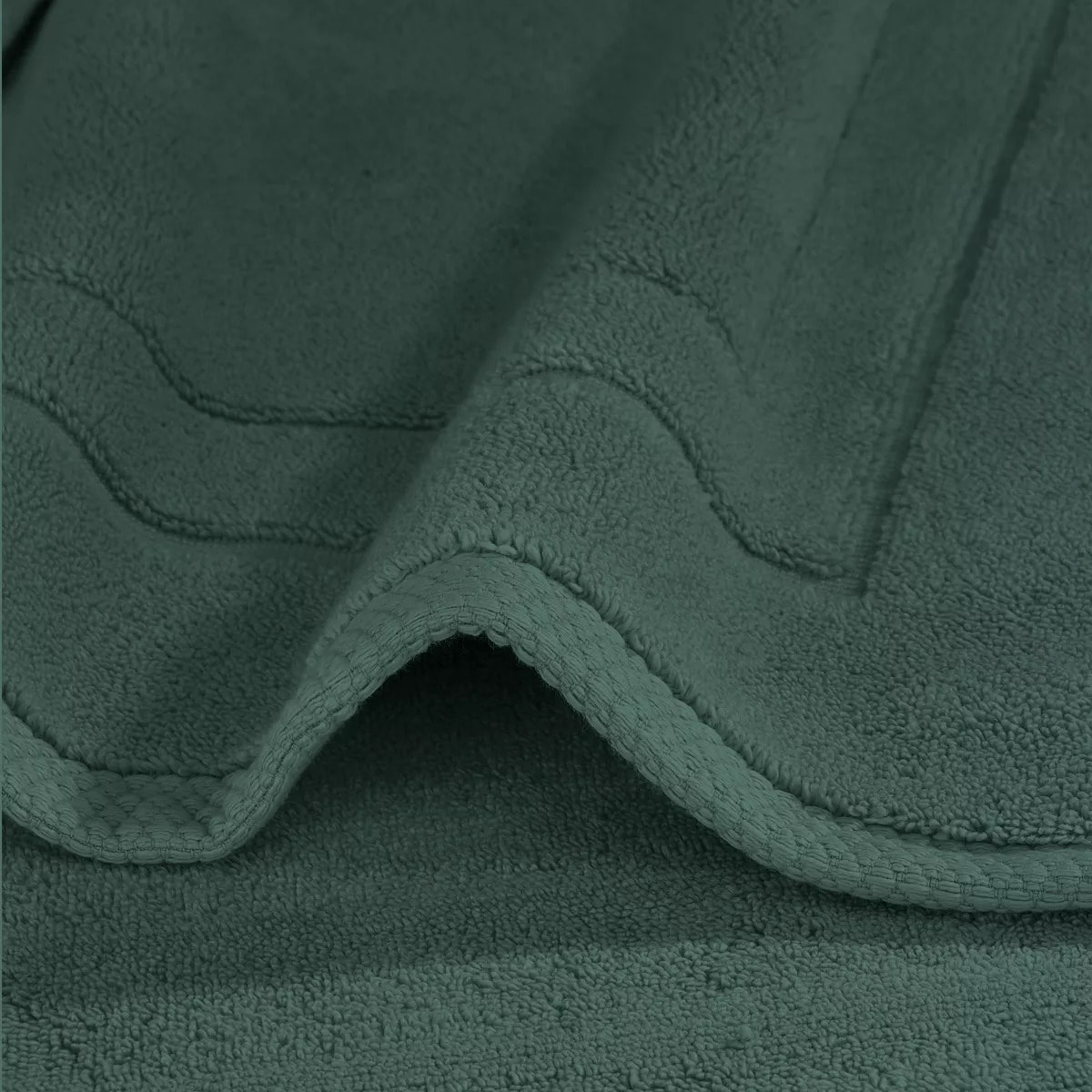 Tapis de bain pur coton 900 g/m² uni anthracite Elea crepuscule