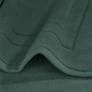 Tapis de bain pur coton 900 g/m² uni anthracite Elea crepuscule