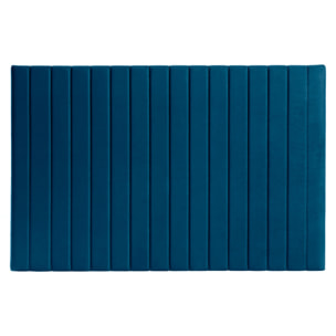 Tête de lit en tissu velours bleu L170 cm NEHA