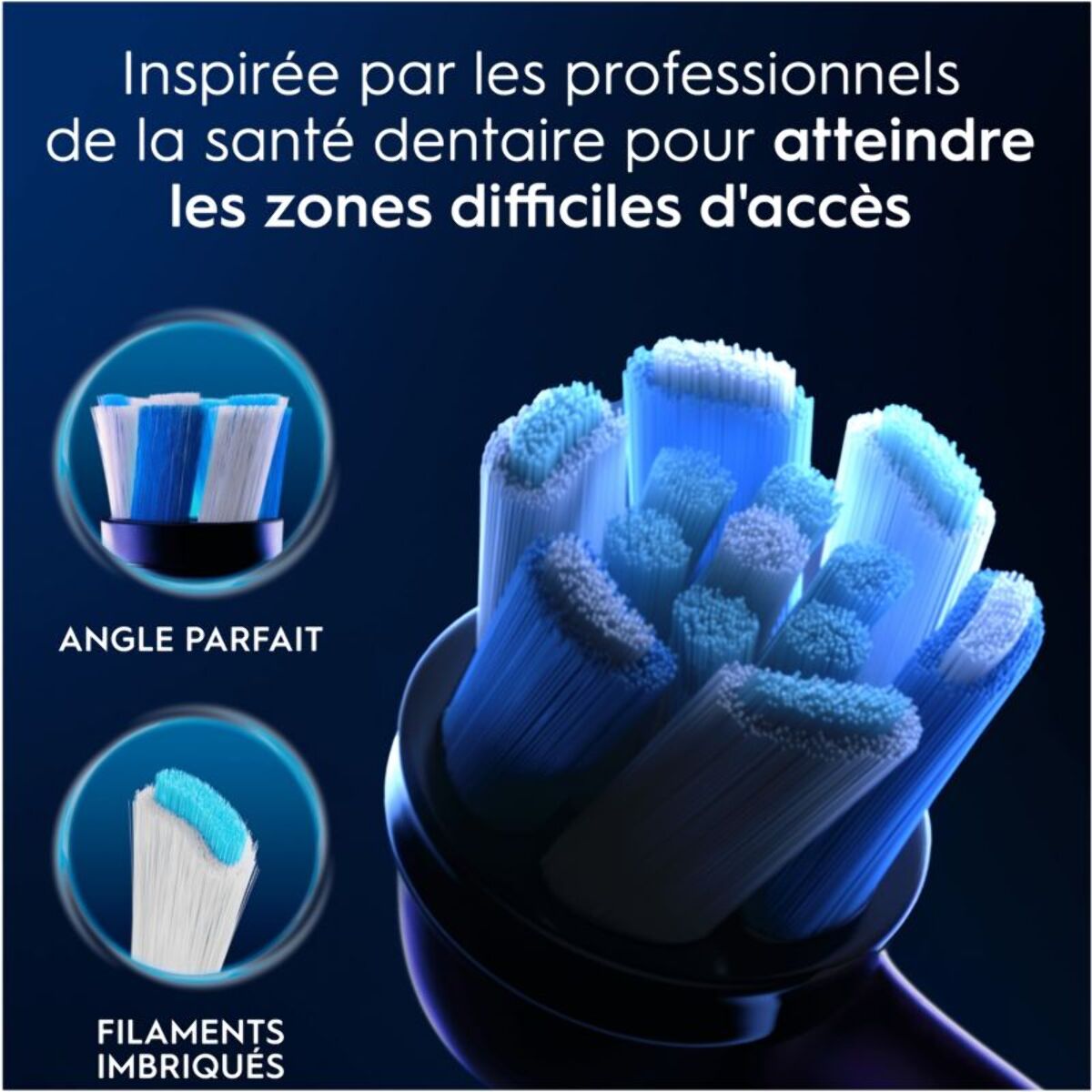 Brossette dentaire ORAL-B x6 Ultimate Clean Noir