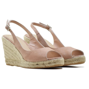 SANDALIA PEEP TOE 3509 SERRAJE NUDE