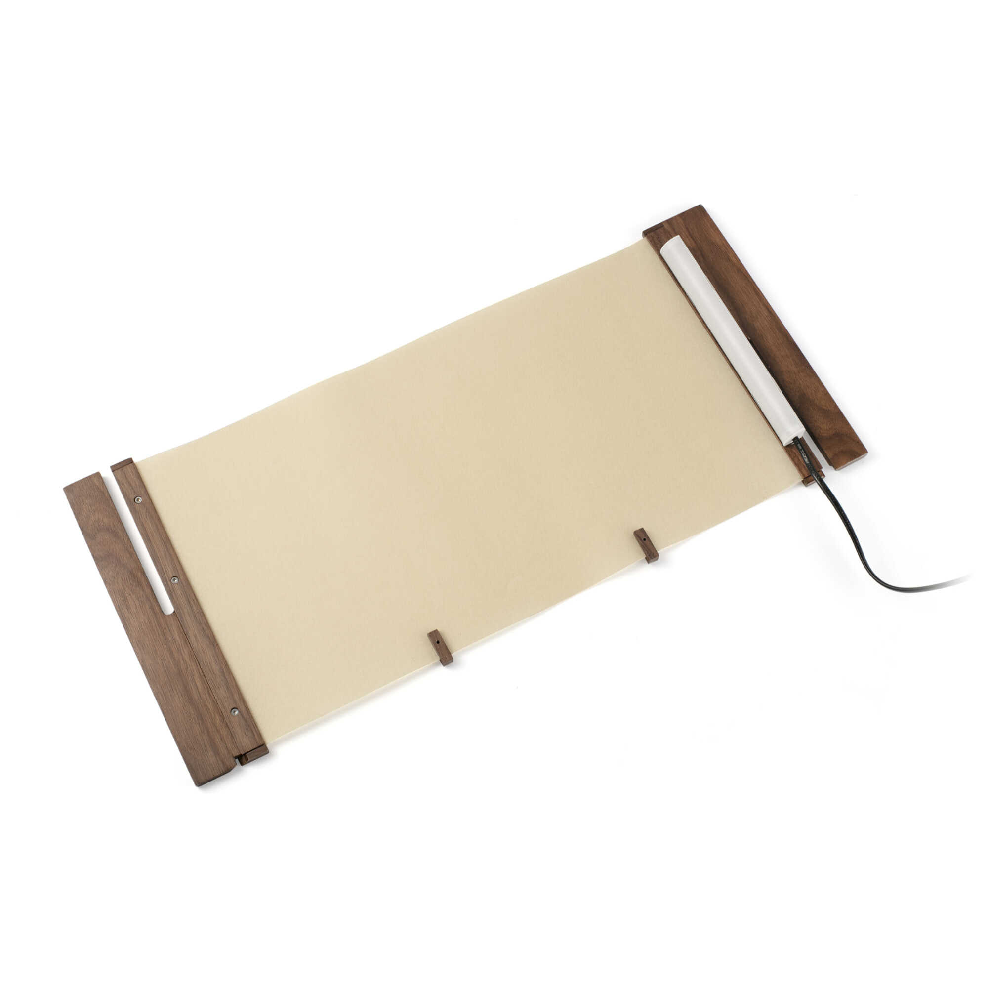 CATA Lampe de table noyer