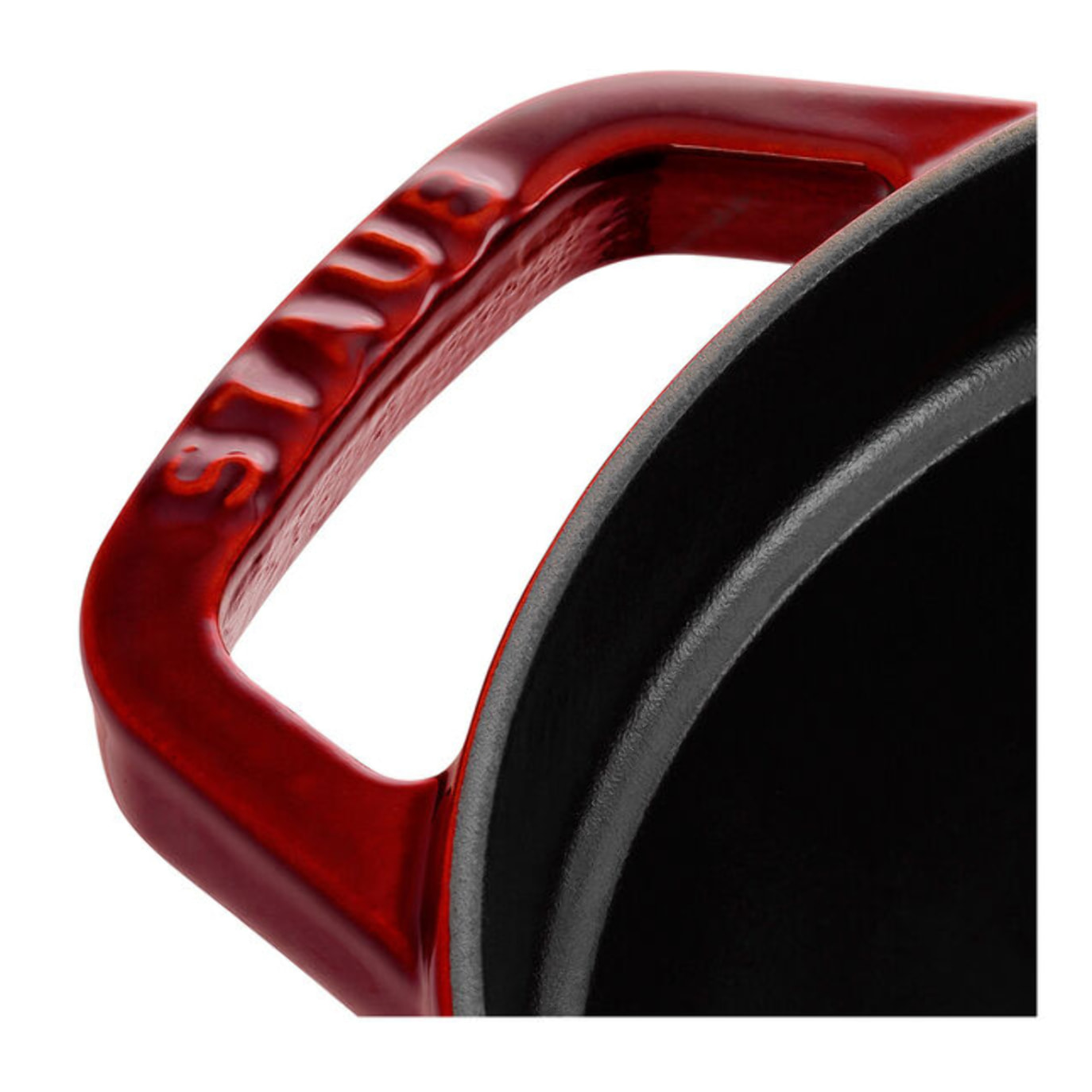 Cocotte 33 cm, Ovale, Bordeaux, Fonte