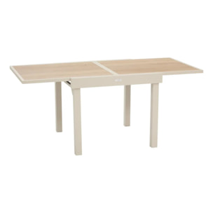 Table de jardin 8 places Piazza extensible argile