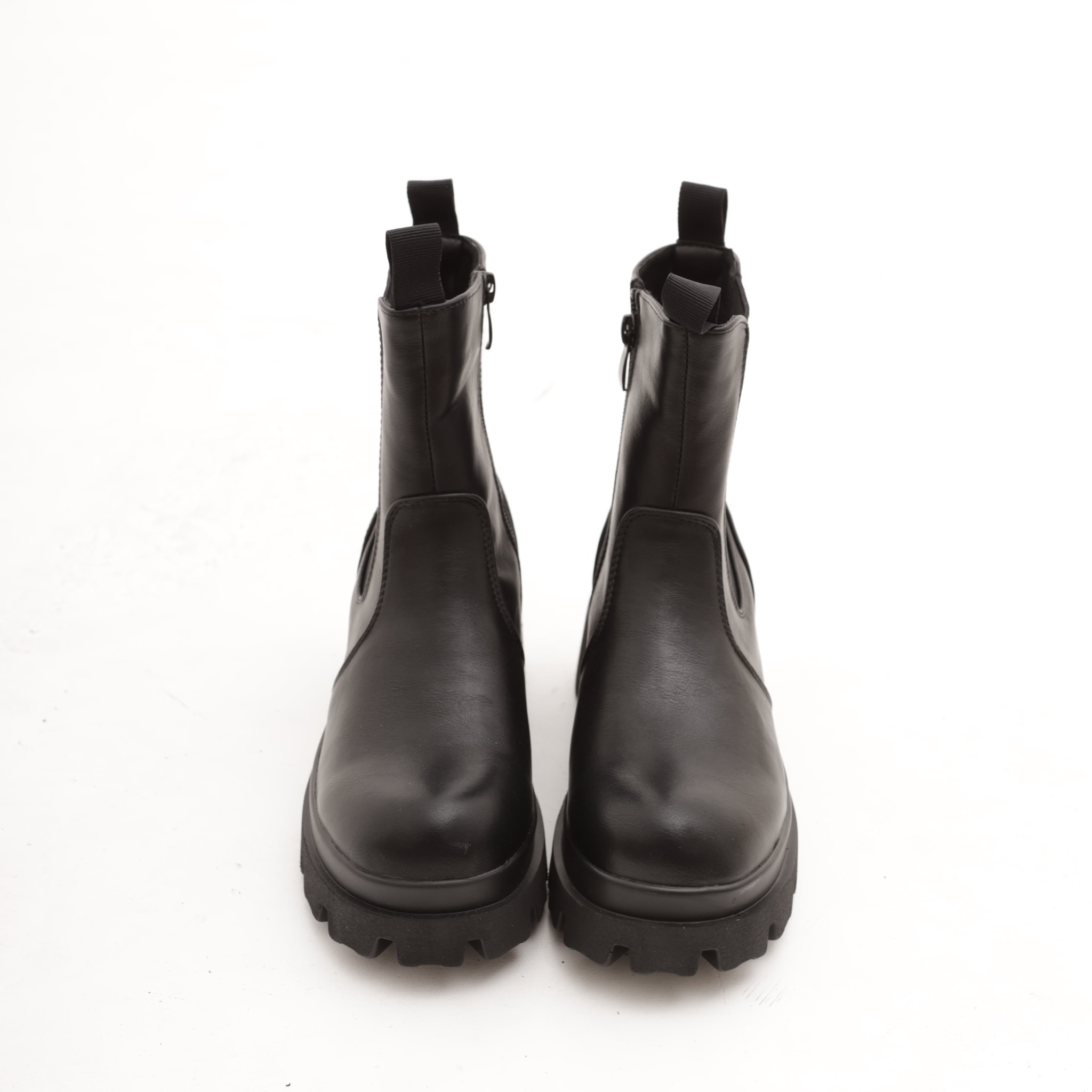 STIVALETTO ELASTICO BORCHIE NERO