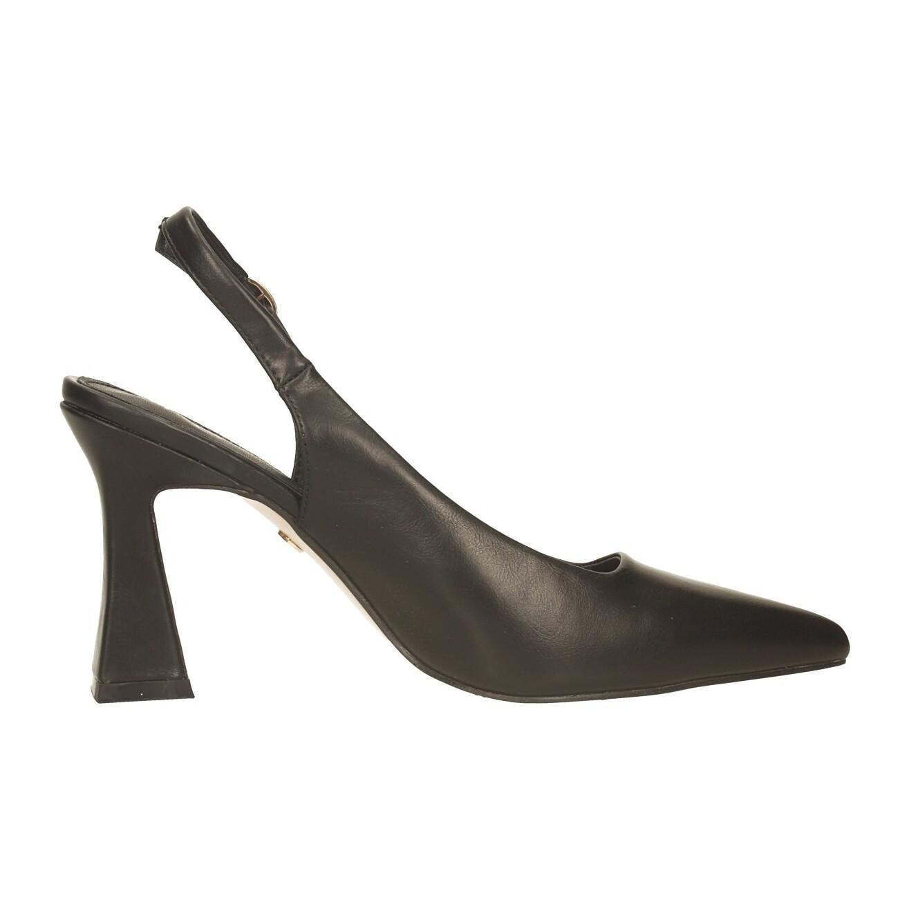 Décolleté sling back Donna Tata Italia Nero