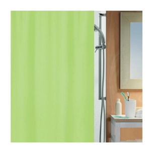 Rideau de douche Polyester 180x200cm ALEA Vert Anis Spirella