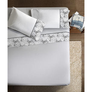 Completo letto Armonie IPERSAN Puro Cotone Classic Elegance Bianco