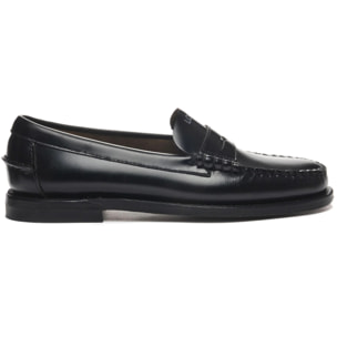 Mocassini Sebago Donna Nero CLASSIC DAN TAG WOMAN