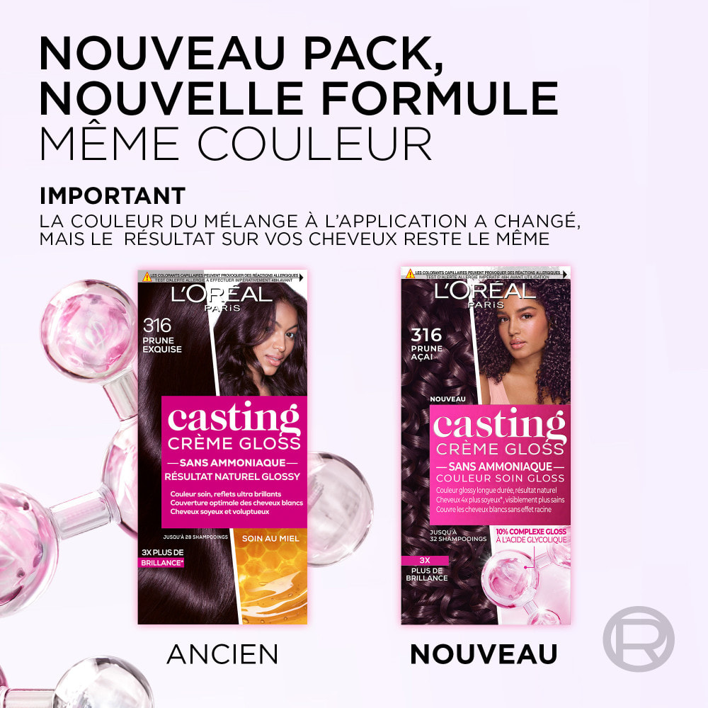 L'Oréal Paris Casting Crème Gloss Coloration 316 Prune exquise