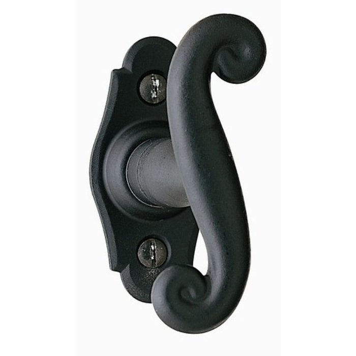 Bouton sur platine Aquitaine 41 BOUVET Fer noir - 12183
