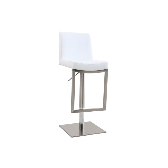 Tabouret de bar design blanc KYLE