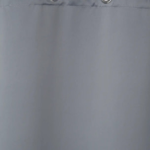 Rideau occultant gris 140x260cm