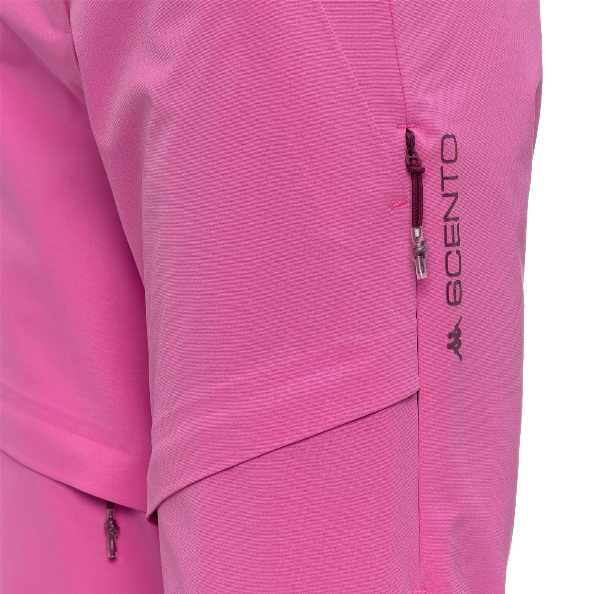 Kappa - Pantaloni Donna Rosso - 6Cento 665C