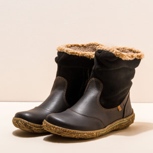 Botines N758 SOFT GRAIN-LUX SUEDE BLACK / NIDO color Black