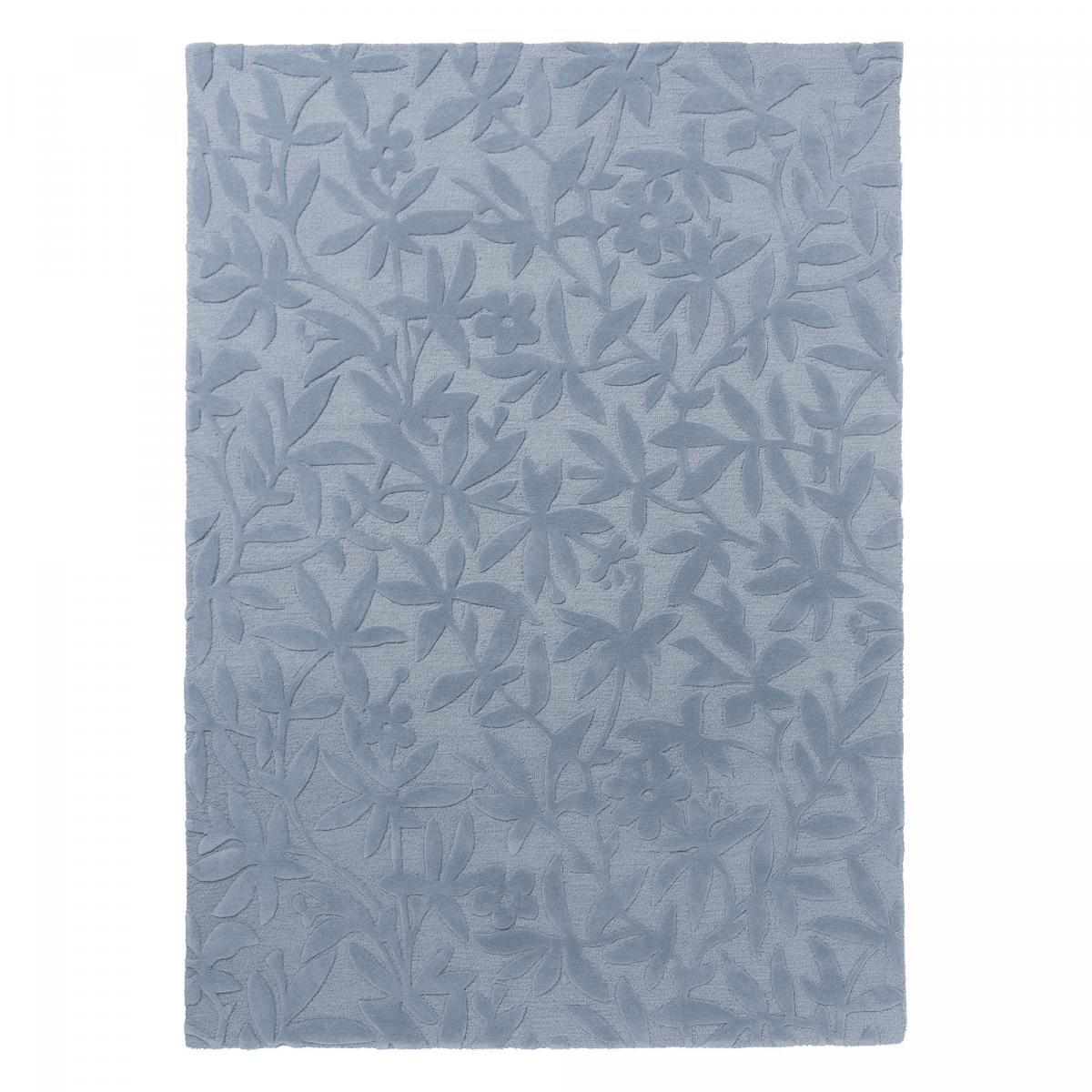 Tapis salon et chambre fait main en laine motif floral ALTA