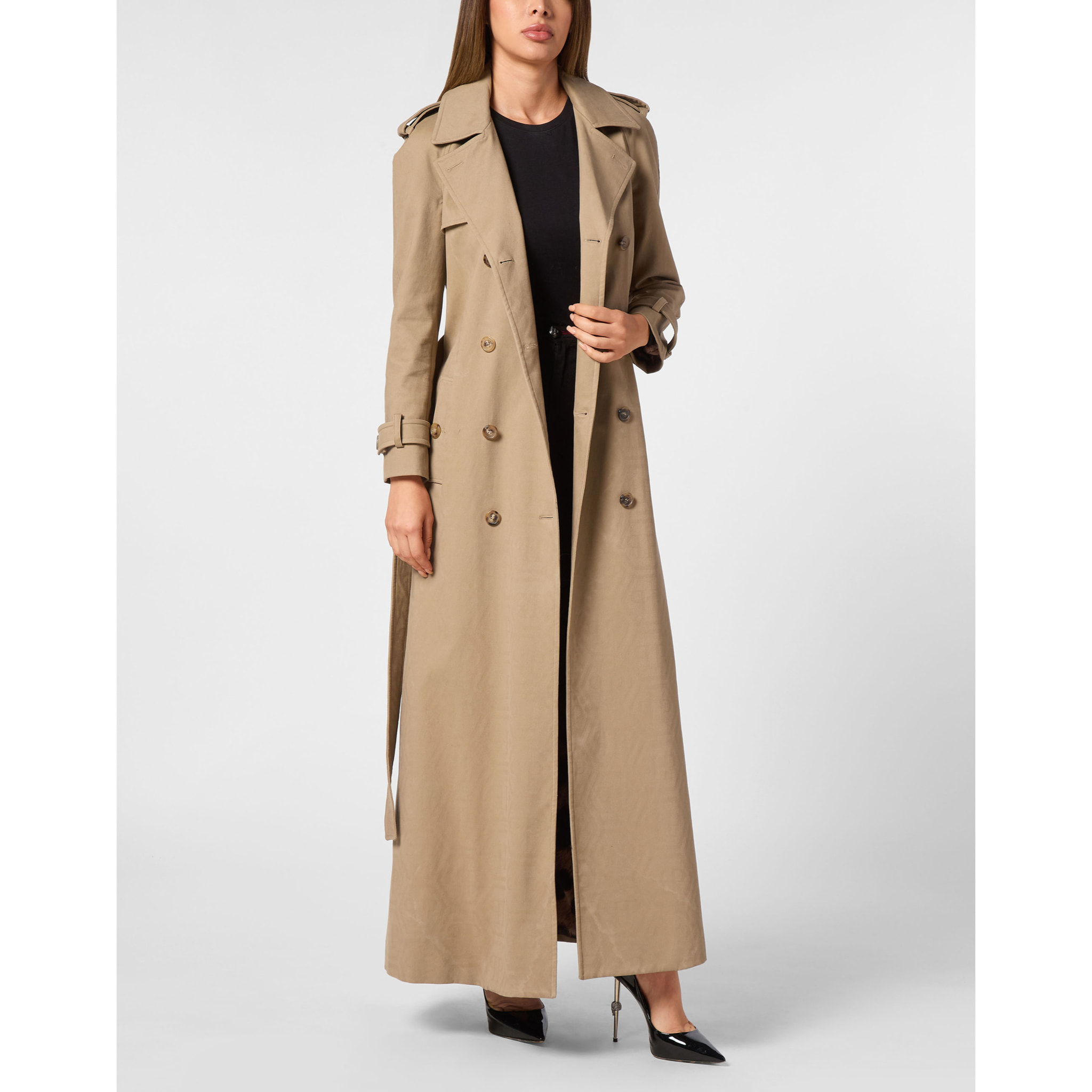 PHILIPP PLEIN Trench Coat MONOGRAM