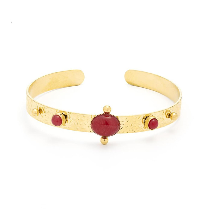 Brazalete LUX BY LUX acabado oro 18k