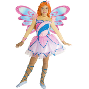 Costume Carnevale Bloom Butterflix Trasformazione Winx Club Bambina