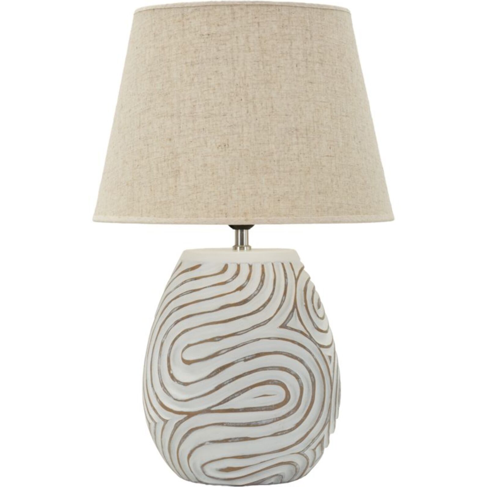 LAMPADA DA TAVOLO RESINA OBLIX CM Ø 35X55
