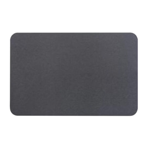 TAPIS DE BAIN DIATOMITE GRIS FONCE 60X39CM SPIRELLA
