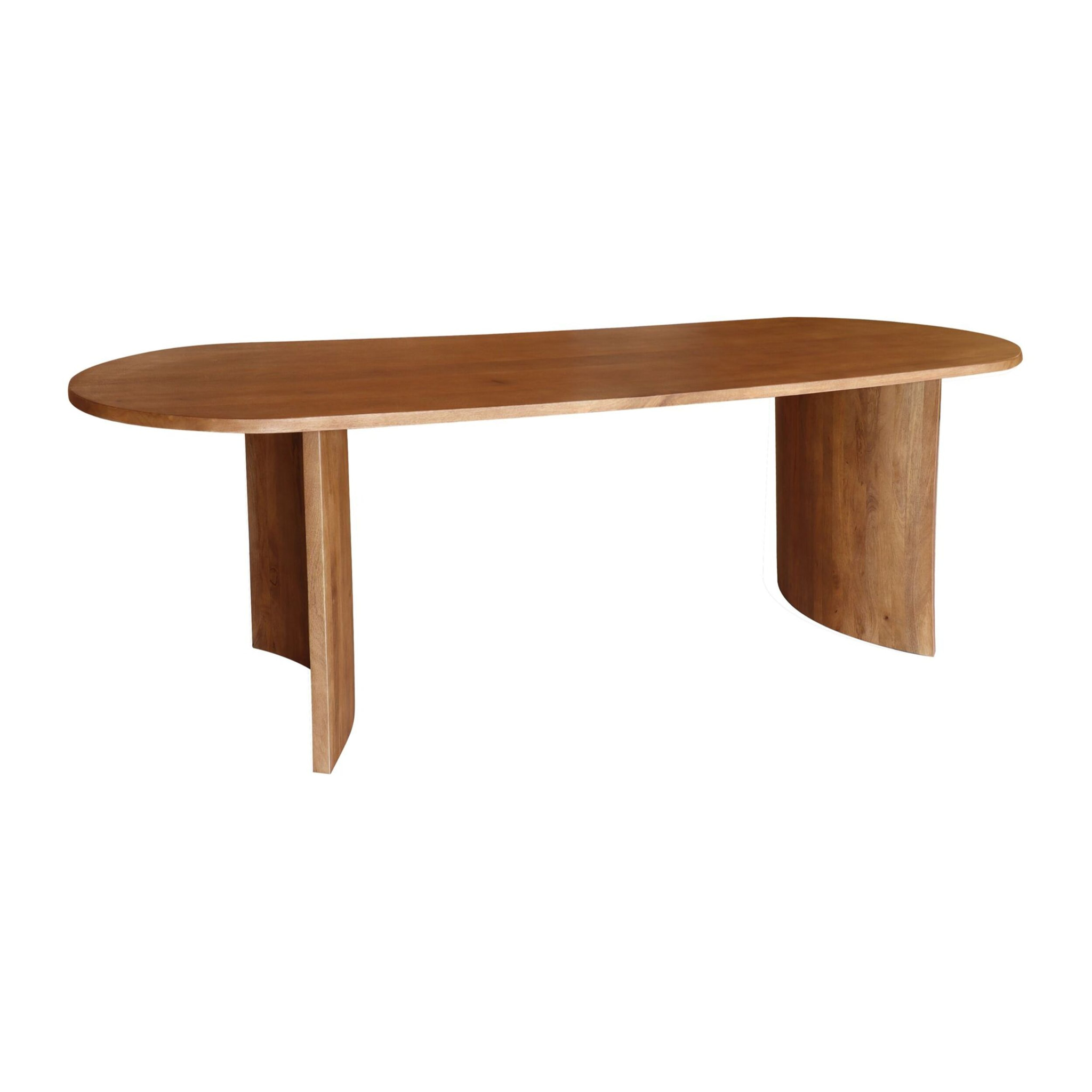 TABLE OVALE EN BOIS DE MANGUIER 230X90X76CM LIMA