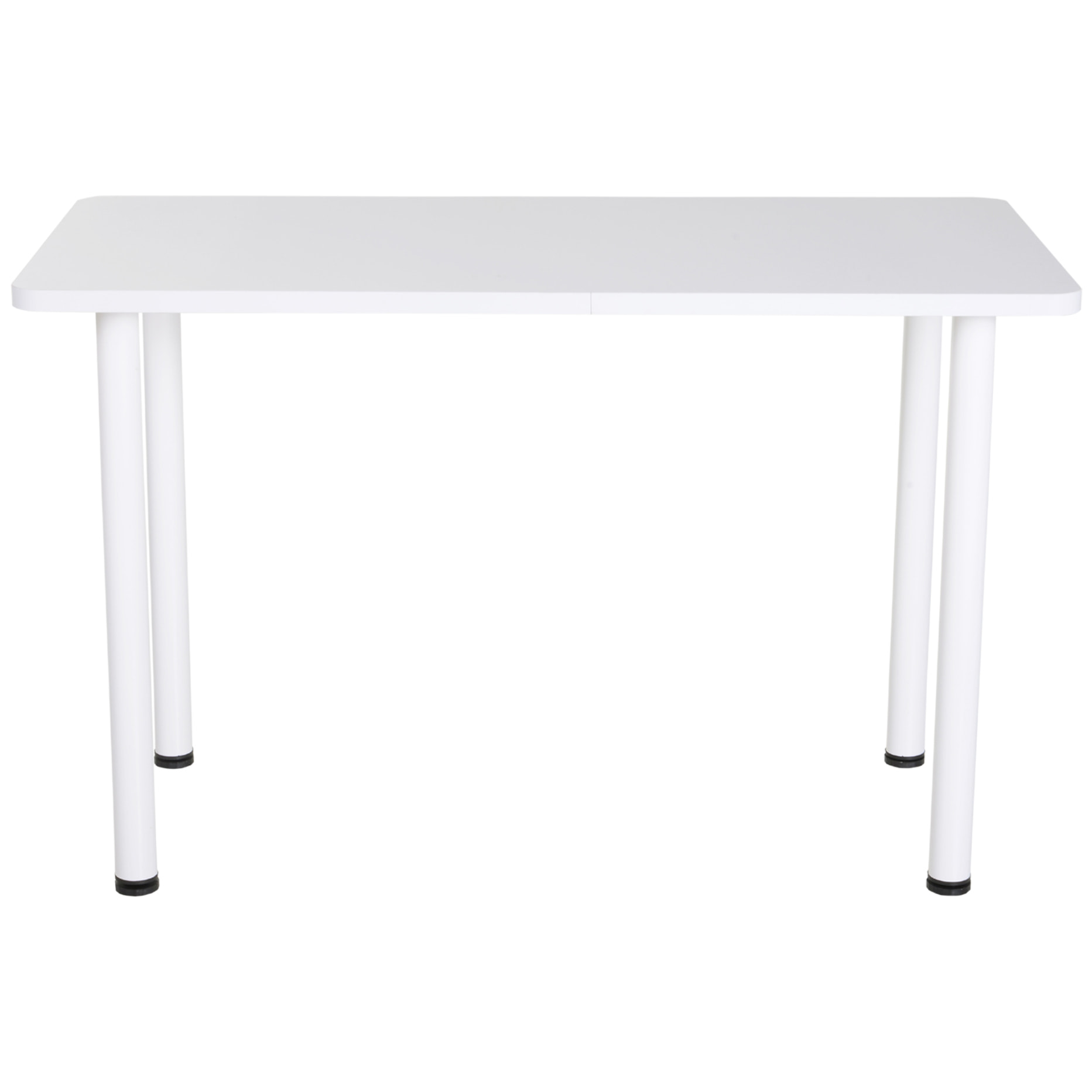 Mesa Escritorio con Pies Ajustables 120x60x76cm Blanco