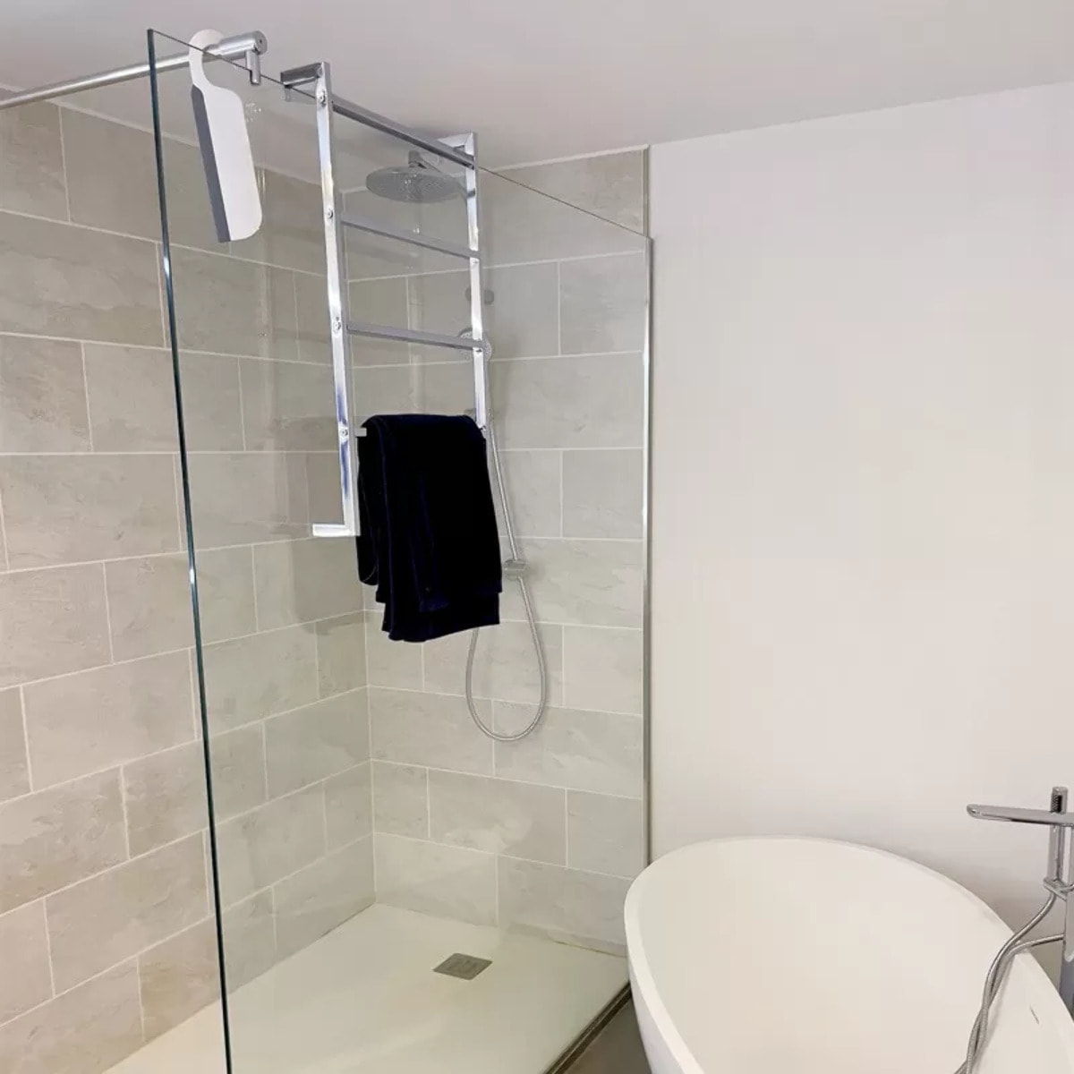Porte serviettes Will spécial Paroi de douche, Porte ou a fixer au mur MSV