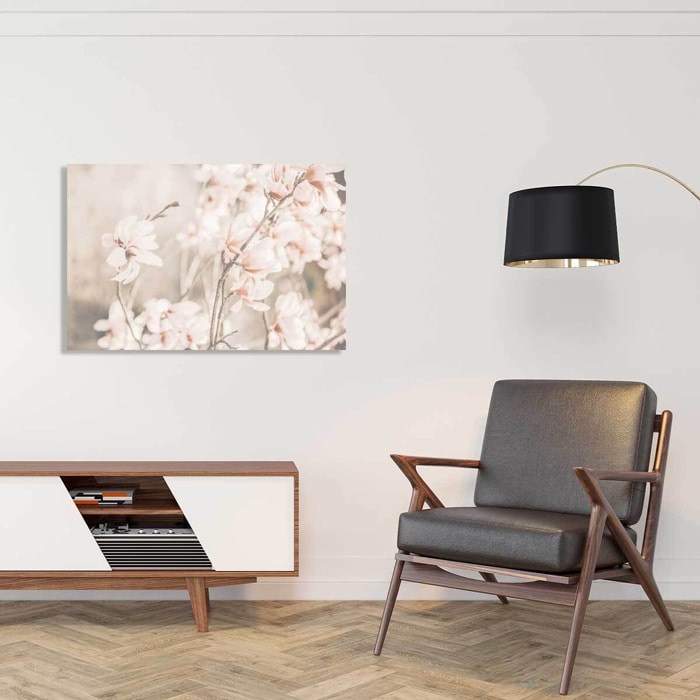 Tableau de fleurs douceur et fleurs printanières  Tableau plexiglas