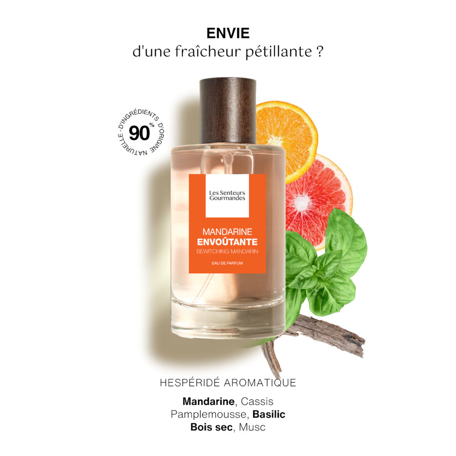 Mandarine Envoûtante - Coffret Eau de Parfum 100 ml + Savon 70 g