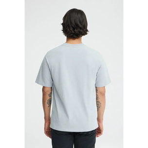 Camiseta azul claro de corte relajado con logo engomado Polo Club