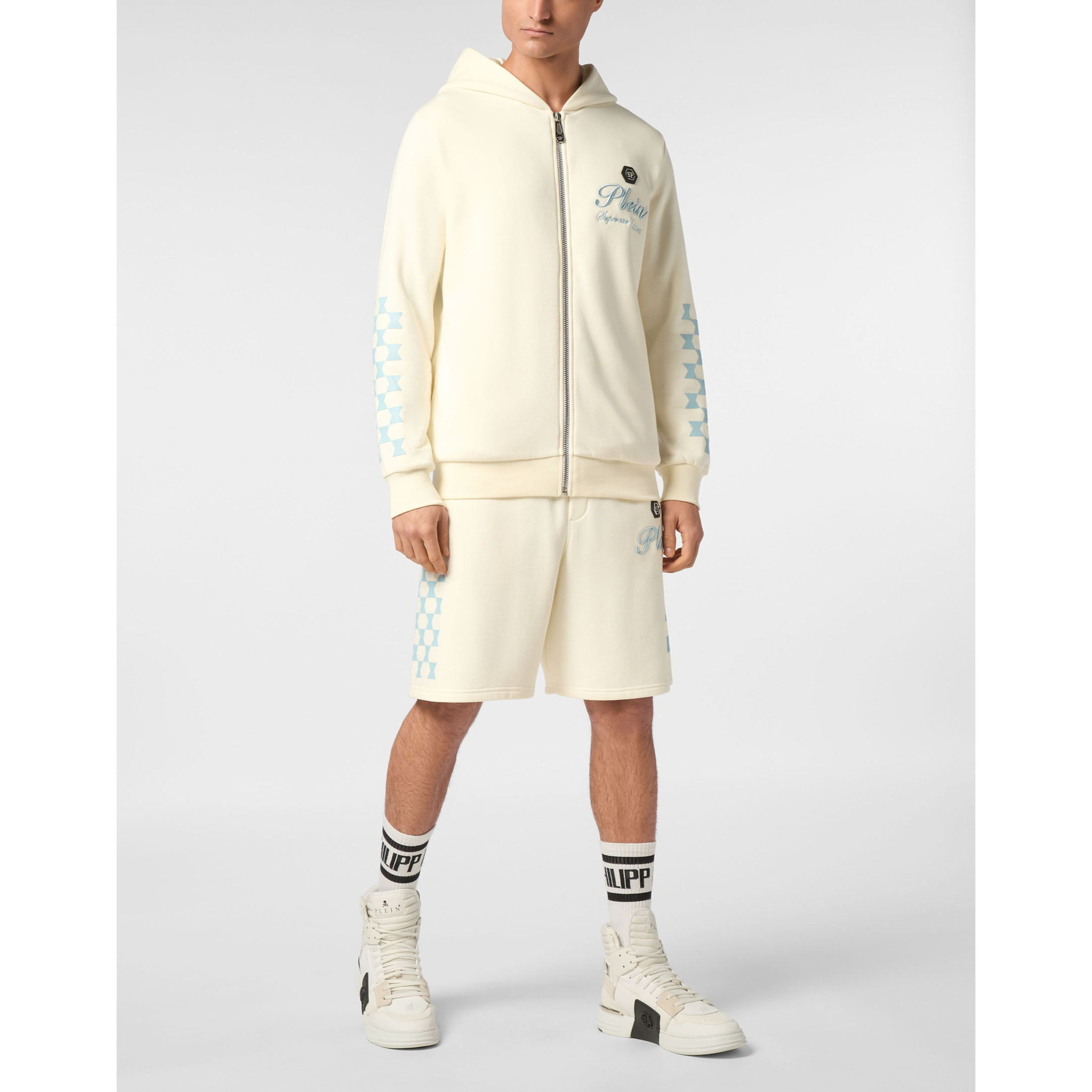 PHILIPP PLEIN Hooded Sweatjacket