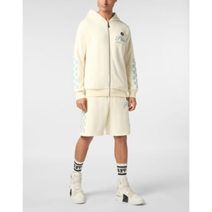 PHILIPP PLEIN Hooded Sweatjacket