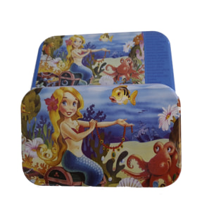 PUZLE DE CUENTOS: LA SIRENITA - 60 pcs (CAJA METÁLICA)