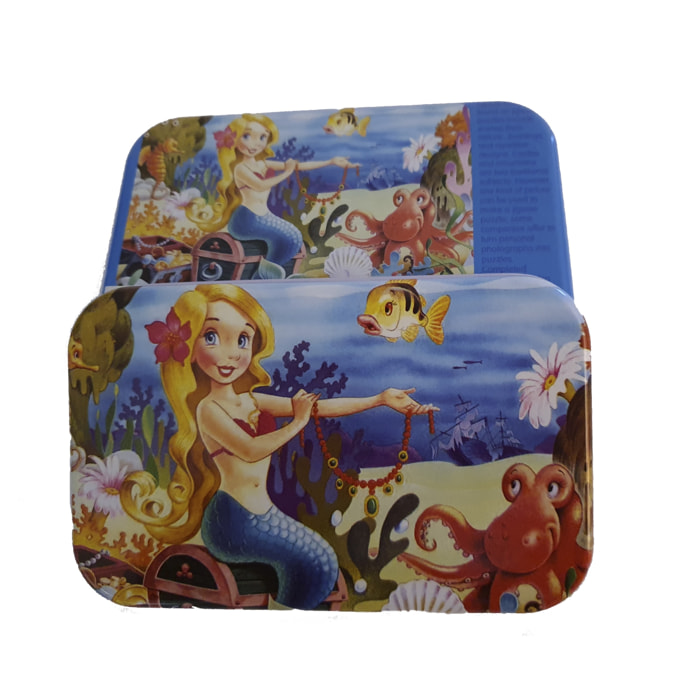 PUZLE DE CUENTOS: LA SIRENITA - 60 pcs (CAJA METÁLICA)