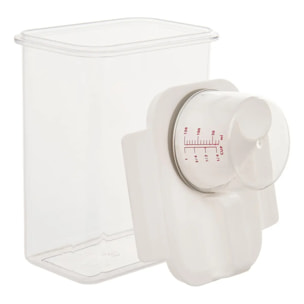 Bouteille et Doseur Lino Transparent 1,7L