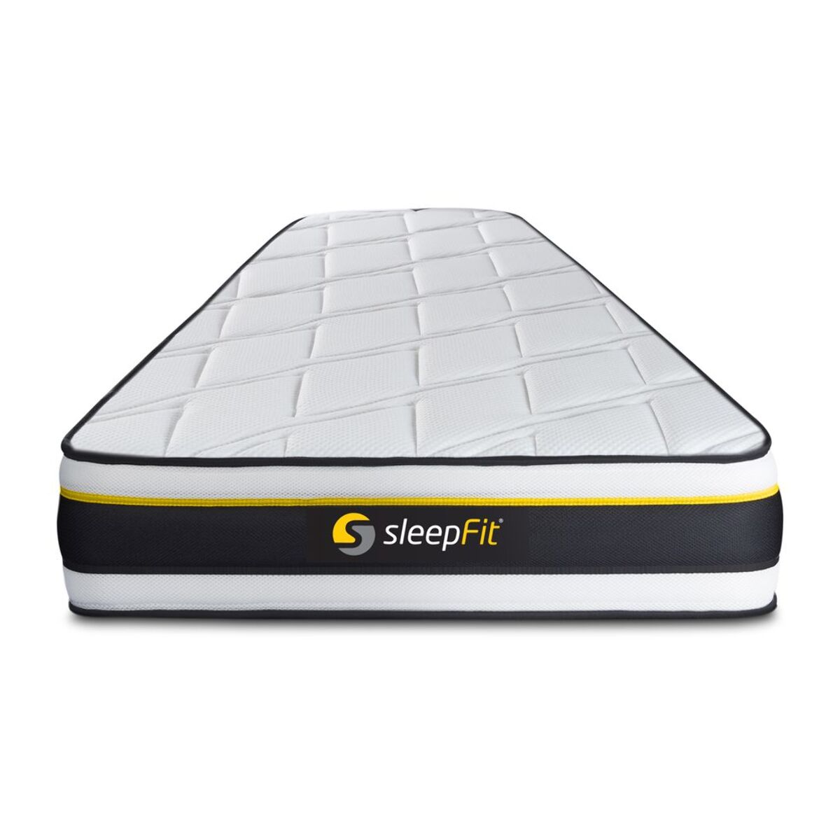 Matelas Mousse haute densitée avec micro-cellules d'air - Confort très ferme et accueil tonique - 19 d'épaisseur, 7 zones de confort - Moins d'enfoncement plus de liberté - 1 place