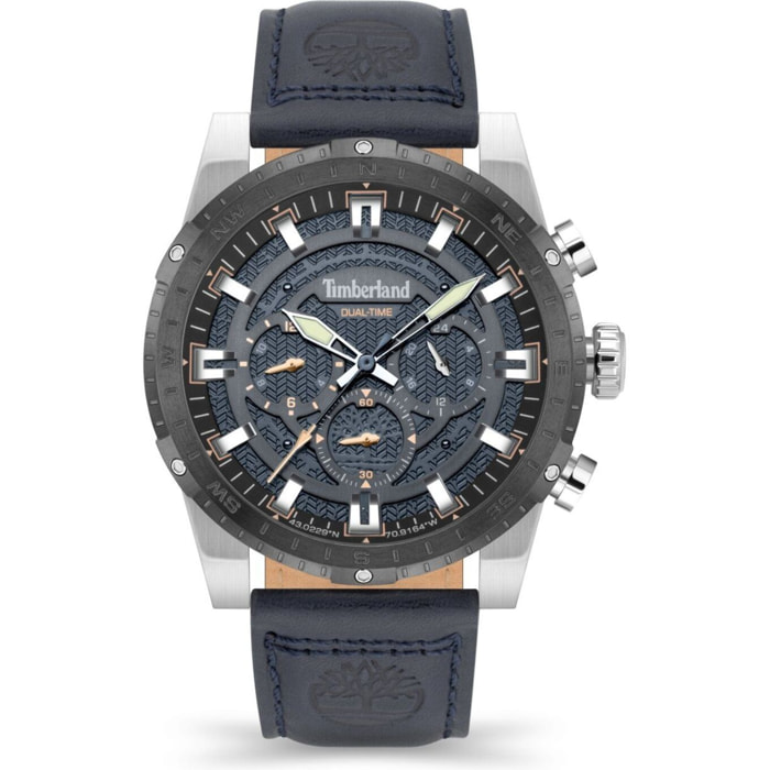 Reloj Timberland TDWGF2202002 Hombre Analogico Cuarzo con Correa de Cuero