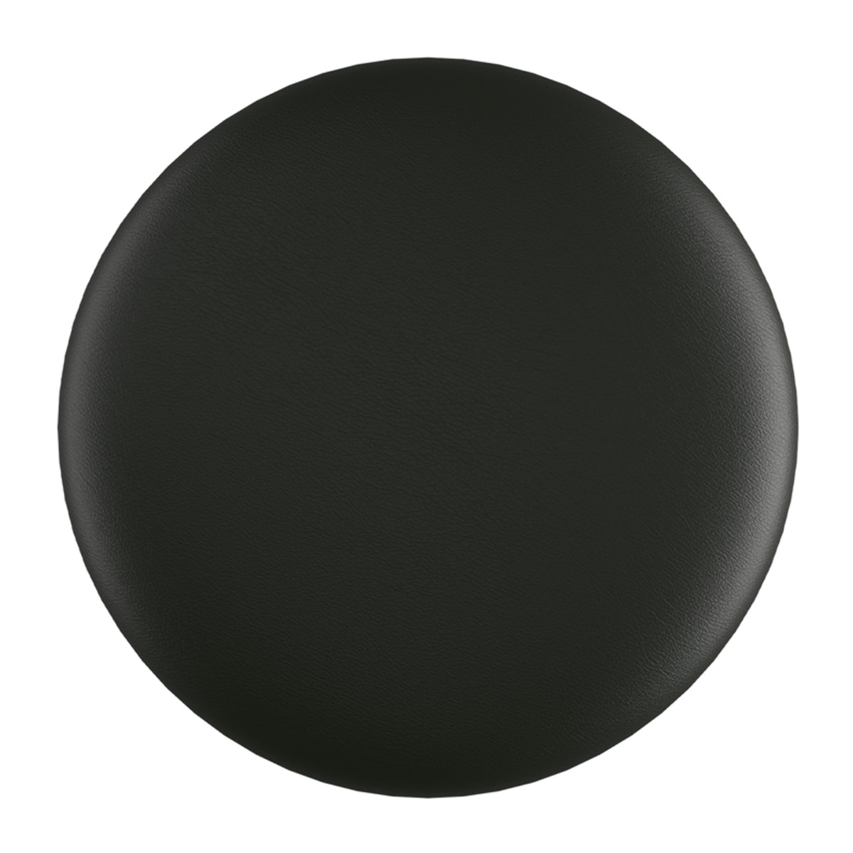 Lot de 2 tabourets pour îlot central 66 cm en cuir synthétique noir - Vahina