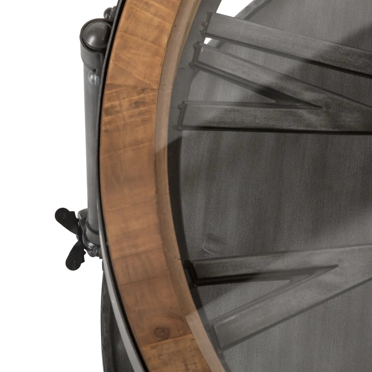 Table basse "Chrono" noir D90cm