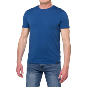 Camiseta algodón slim fit Hot Buttered Canggu Azul