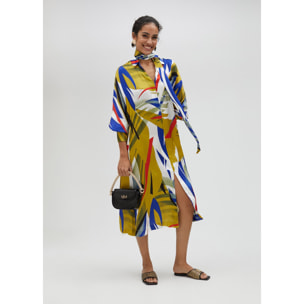 Vestito lungo con stampa