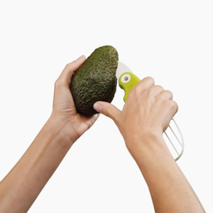 GoAvocado™ Coupe avocat 3 en 1, dénoyauteur en acier inoxydable, vert (20112)