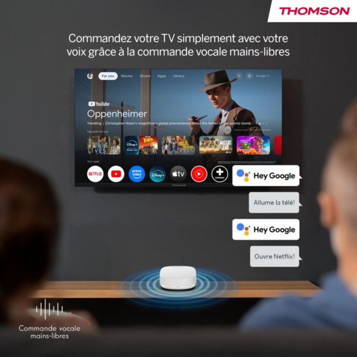 Passerelle multimédia THOMSON 270W Box 4K Plus avec Google TV