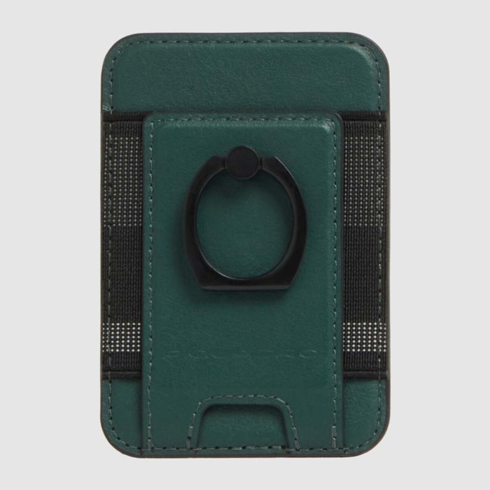 Piquadro Portacarte di credito MagSafe® con anello